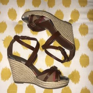 Burberry Wedges 37 *PRICE FIRM*